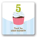 Sweet Sprinkles in Pink -- Kids Birthday Favor Stickers