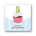 Sweet Sprinkles in Pink -- Kids Birthday Favor Stickers