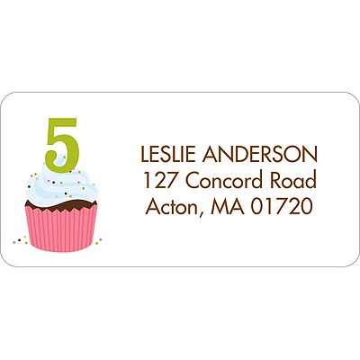 Sweet Sprinkles -- Pink Address Label