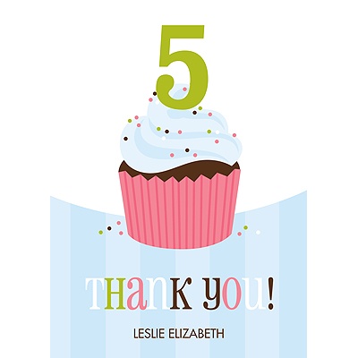 Sweet Sprinkles -- Pink Thank You Card
