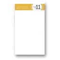 Solid Future -- Yellow Personalized Note Card