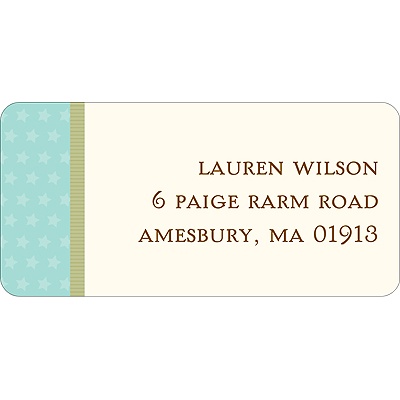 THE GOLDEN TICKET -- BOY PHOTO BIRTH ANNOUNCEMENT, 2in. x 4in. Folded Holiday Card