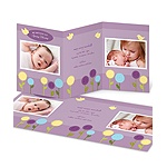 Bright Blessing -- Spring Photo Birth Announcements