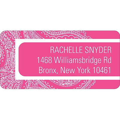 Paisley Combo -- Address Label