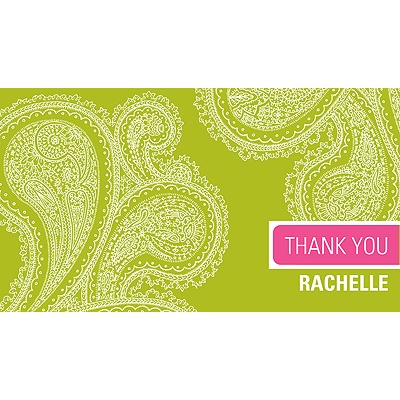 Paisley Combo -- Thank You Card