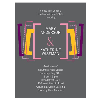 THE GOLDEN TICKET -- BOY PHOTO BIRTH ANNOUNCEMENT, 2in. x 4in. Folded Holiday Card