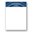 On Target -- Blue Personalized Note Card