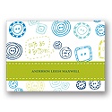 Cute as a Button -- Green Thank You Card