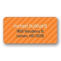 Simple Stripes -- Boy Address Label