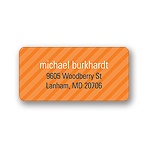 Simple Stripes -- Boy Address Label