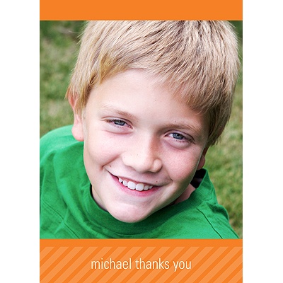 All About the Birthday Boy -- Thank You Card