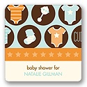 All Things Baby in Blue -- Baby Shower Favor Stickers