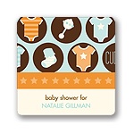 All Things Baby in Blue -- Baby Shower Favor Stickers
