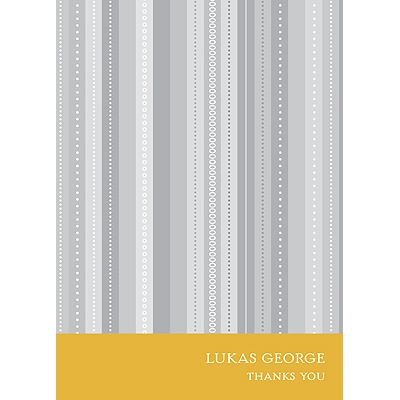 Linear Length -- Thank You Card