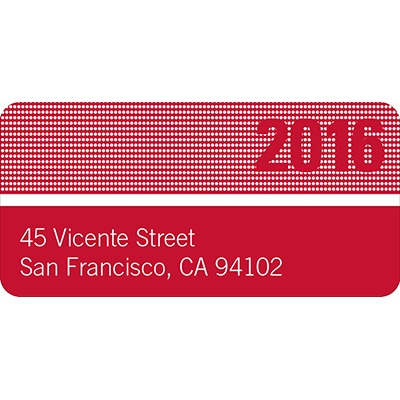 Bright Lights -- Address Label