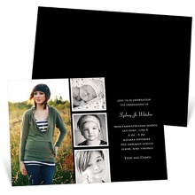 Looking Back -- Photo Graduation Invitation