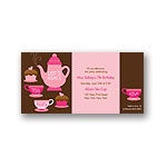 Tea Time -- Birthday Invitation