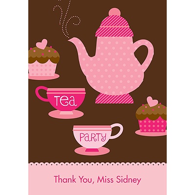 Tea Time -- Thank You Card