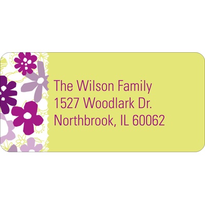 Petal Patches -- Address Labels