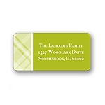 Plaid Perfection -- Address Labels