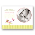 Spring Has Sprung -- Spring Photo Birth Announcement