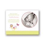 Spring Has Sprung -- Spring Photo Birth Announcements