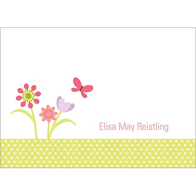 Spring Has Sprung -- Personalized Note Cards