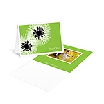 Flower Burst -- Wedding Photo Thank You Card