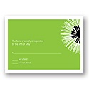 Flower Burst -- Wedding Response Card