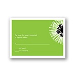 Flower Burst -- Wedding Response Card