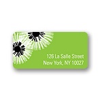 Flower Burst -- Wedding Adress Label