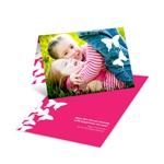 Fluttering Silhouette -- Easter Photo Cards