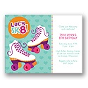 Let's Roll! -- Pink Birthday Invitation
