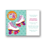 Let's Roll! -- Pink Birthday Invitation