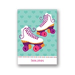 Let's Roll! -- Pink Thank You Card