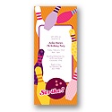 All Strikes -- Pink Birthday Invitation