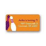 All Strikes -- Pink Address Label