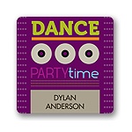 Pump up the Volume -- Kids Birthday Favor Stickers
