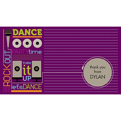 Pump up the Volume -- Thank You Card