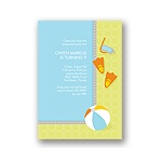 Wet 'n' Wild -- Kids Birthday Party Invitation