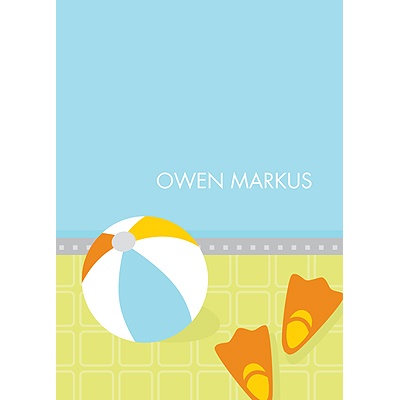 Wet 'n' Wild -- Thank You Cards for Kids