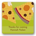 Slice of the Party -- Kids Birthday Favor Stickers