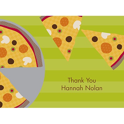 Slice of the Party -- Thank You Card