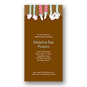 Slippers and Slumber Parties -- Birthday Invitation