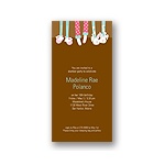 Slippers and Slumber Parties -- Birthday Invitation