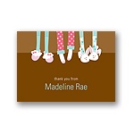 Slippers and Slumber Parties -- Thank You Card