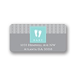 Foot Prints -- Address Label