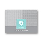 Foot Prints -- Thank You Card
