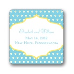 Dotted Frame -- Wedding Favor Stickers