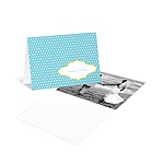 Dotted Frame -- Wedding Photo Thank You Card
